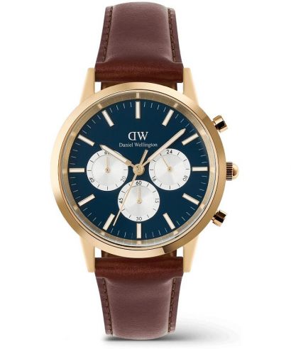Ρολόι Ανδρικά Daniel Wellington Iconic St Mawes Arctic Panda Gold Chronograph