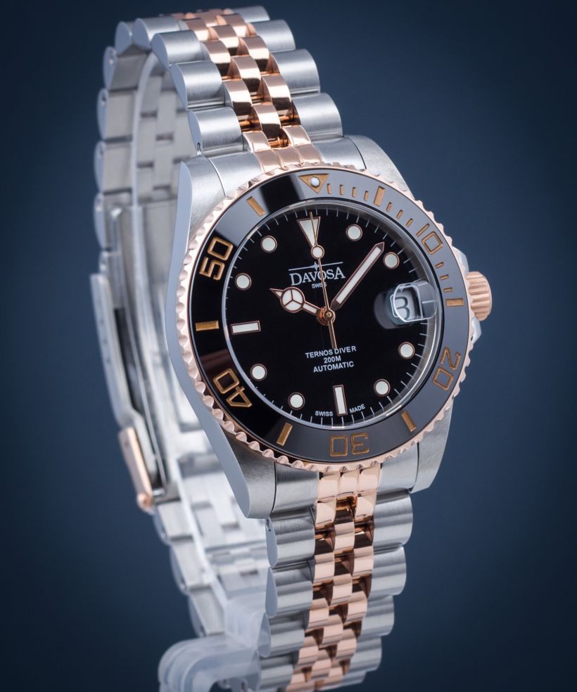 Ρολόι για Γυναίκες και Άνδρες Davosa Ternos Medium Diver Automatic