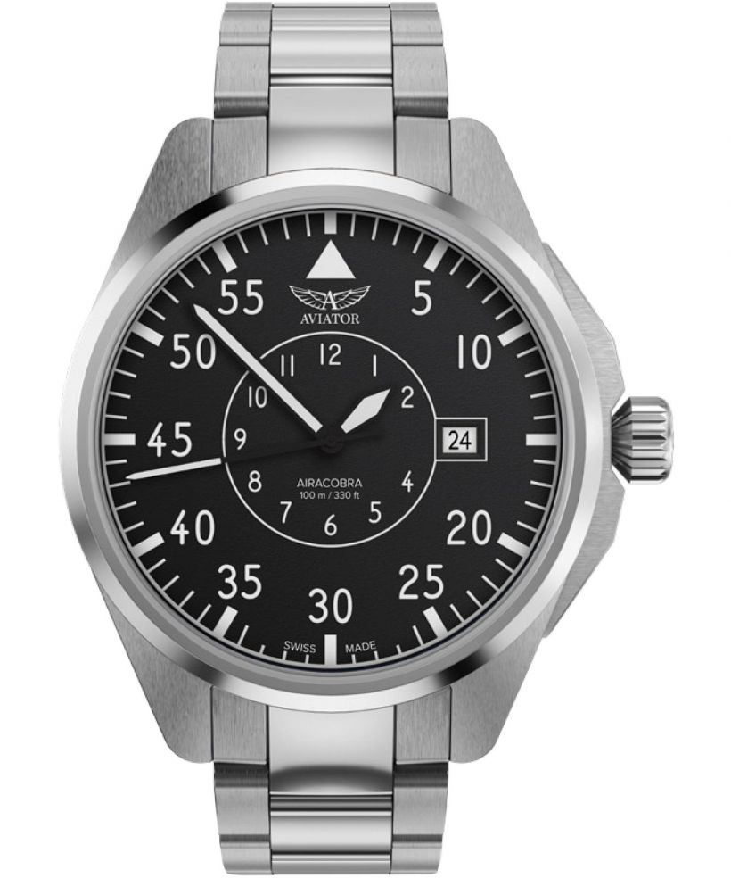 Ρολόι Ανδρικά Aviator Airacobra 43 Heritage Automatic
