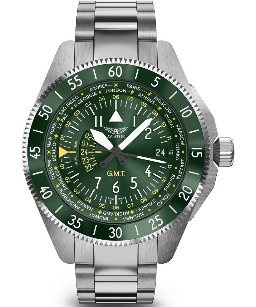 Ρολόι Ανδρικά Aviator Airacobra GMT
