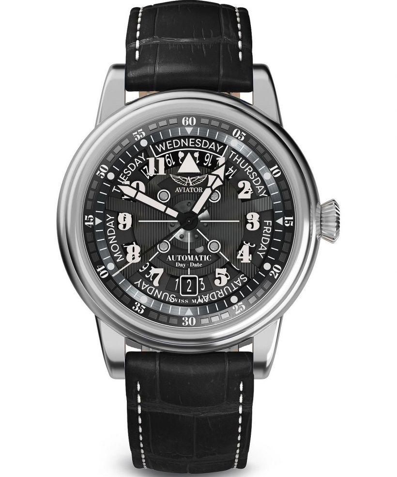 Ρολόι Ανδρικά Aviator Douglas Day-Date Meca 41