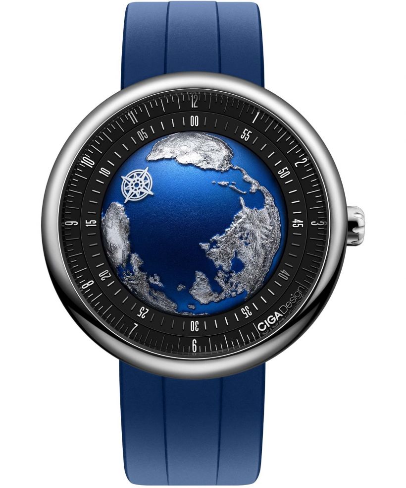 Ρολόι Ανδρικά Ciga Design U Series Blue Planet II Atlantic Titanium Automatic GPHG 2021