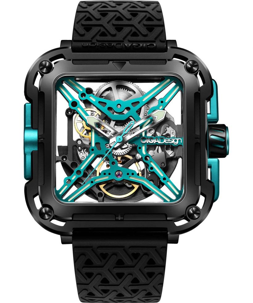 Ρολόι Ανδρικά Ciga Design X Series Gorilla Modern Skeleton Ceramic Limited Edition