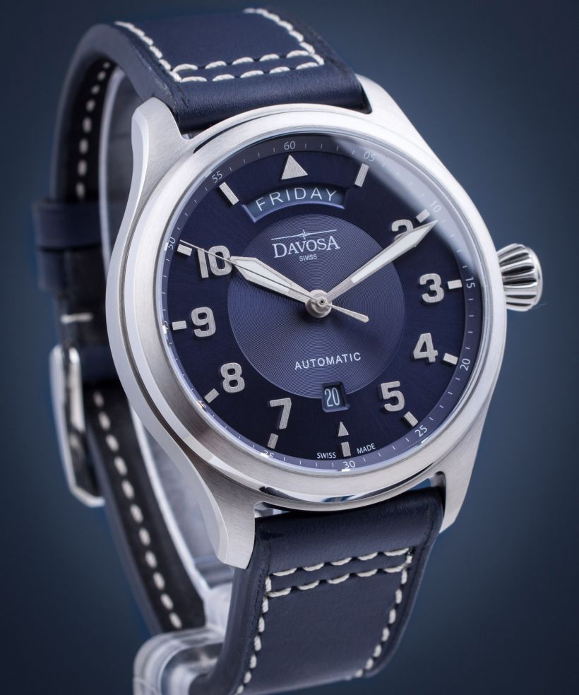 Ρολόι Ανδρικά Davosa Newton Pilot Day-Date Automatic