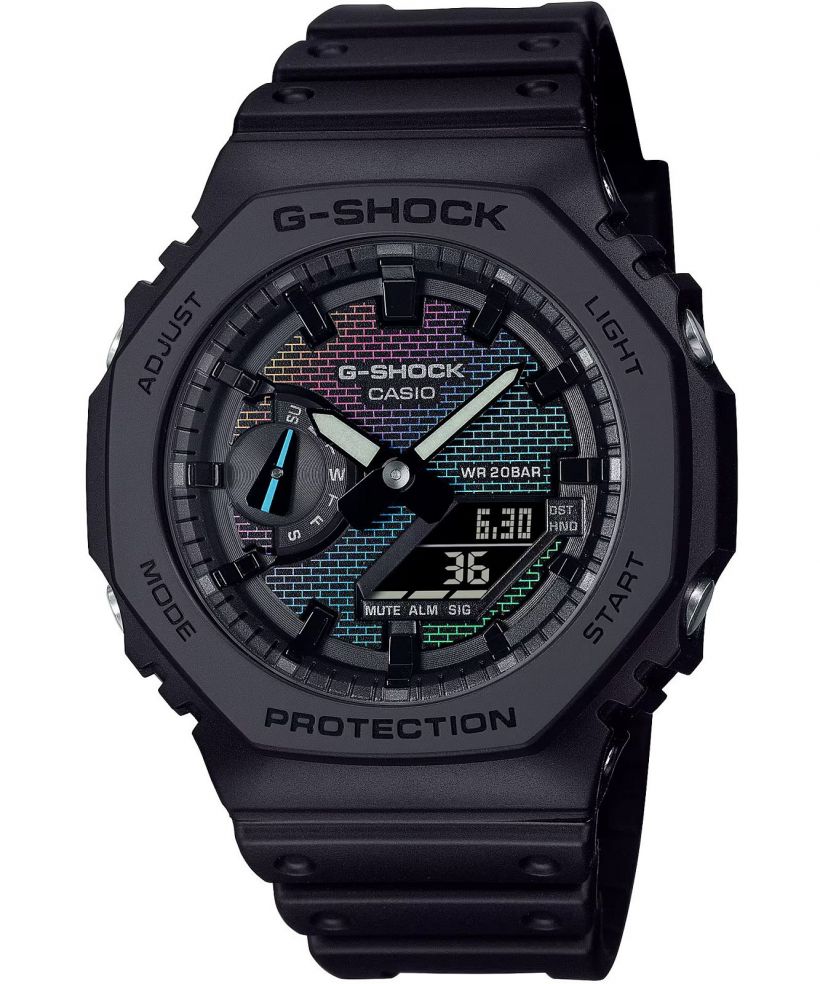 Ρολόι Ανδρικά Casio G-Shock Classic 2100 Series Rainbow Brick Wall