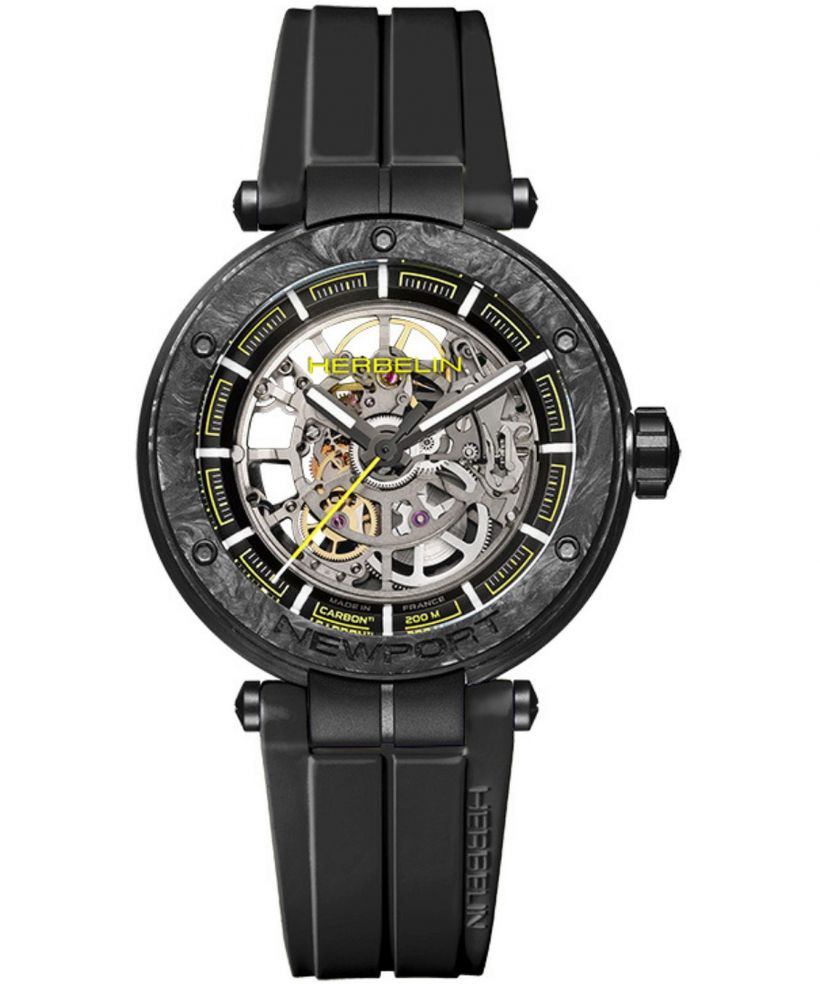 Ρολόι Ανδρικά Herbelin Newport Carbon Skeleton Titanium Automatic Limited Edition
