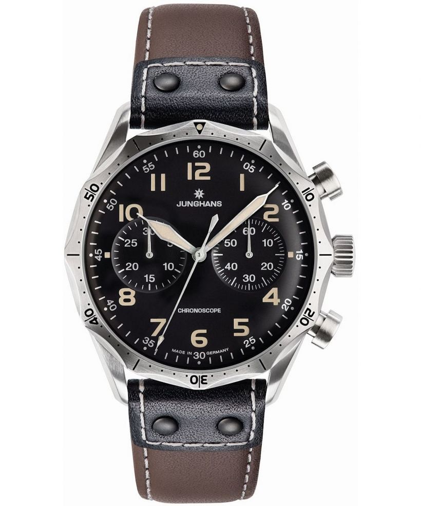 Ρολόι Ανδρικά Junghans Meister Pilot Automatic Chronograph