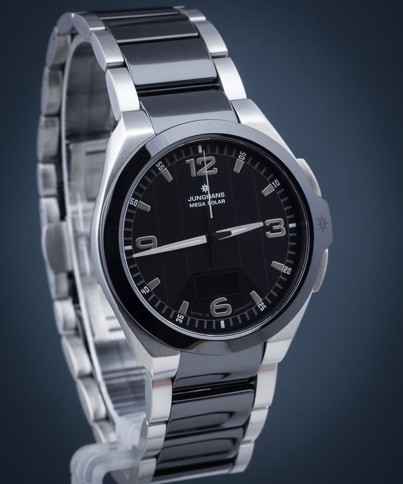 Ρολόι Ανδρικά Junghans Spectrum Mega Solar Radio-Controlled