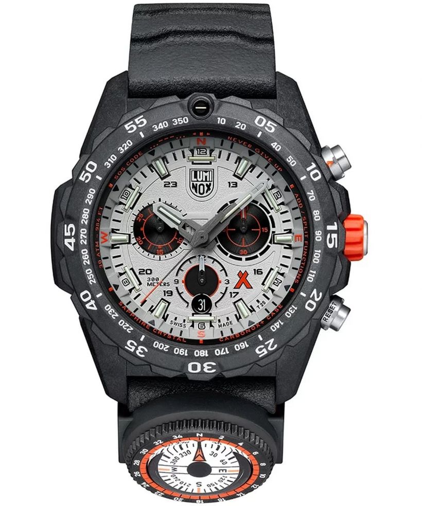 Ρολόι Ανδρικά Luminox Bear Grylls Survival 3740 Chrono Master Series Silver-Panda