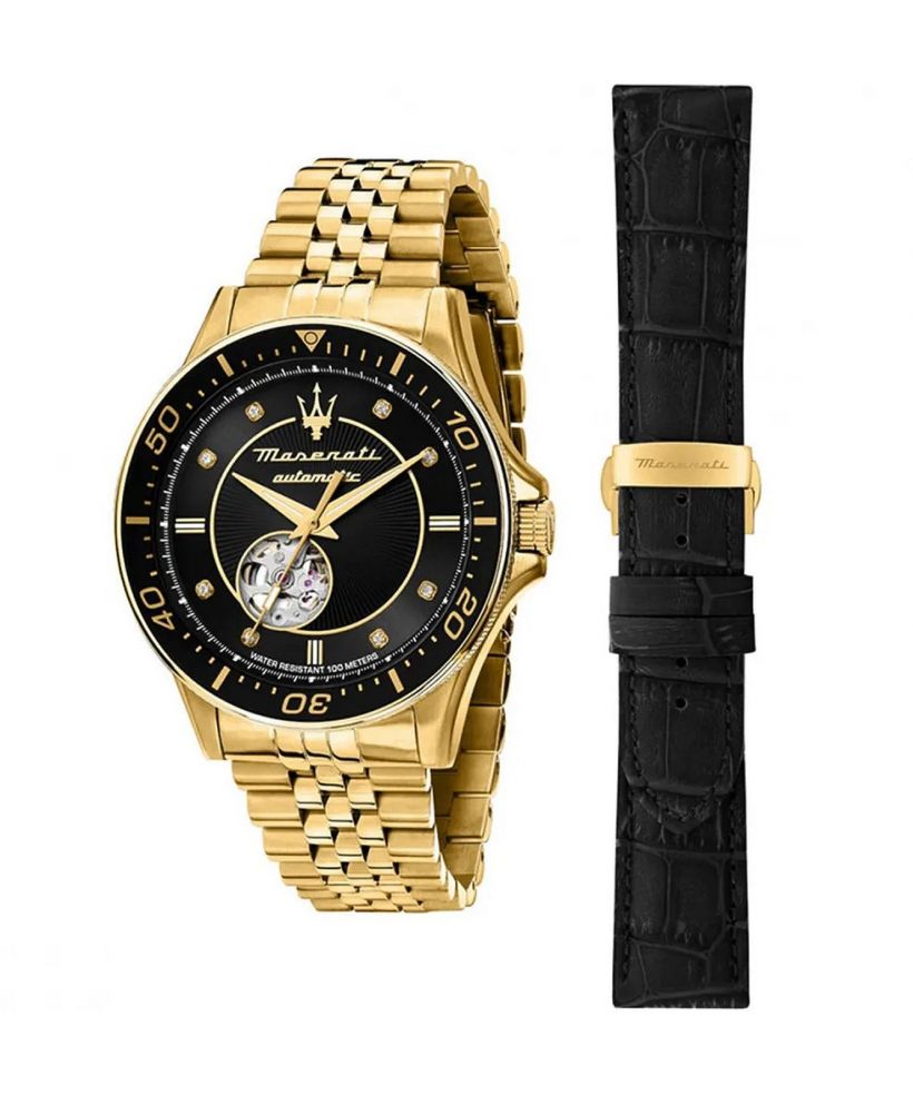 Ρολόι Ανδρικά Maserati Sfida Open Heart Automatic SET
