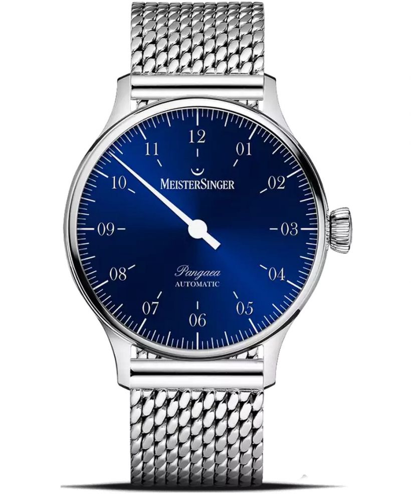 Ρολόι Ανδρικά Meistersinger Pangaea Sunburst Blue Automatic