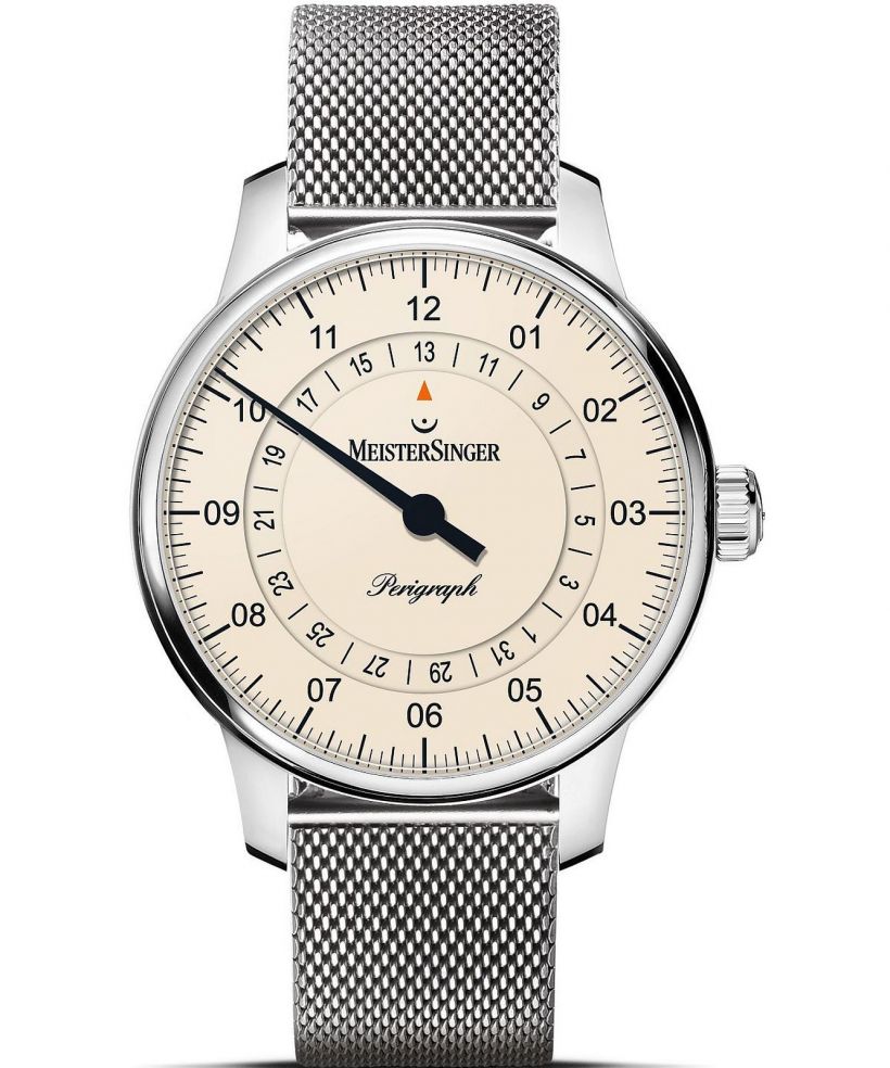 Ρολόι Ανδρικά Meistersinger Perigraph - 38mm Ivory