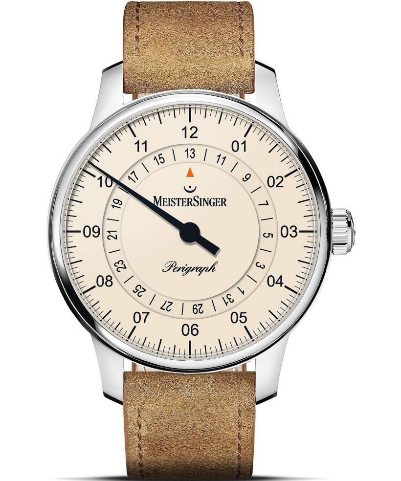Ρολόι Ανδρικά Meistersinger Perigraph - 38mm Ivory
