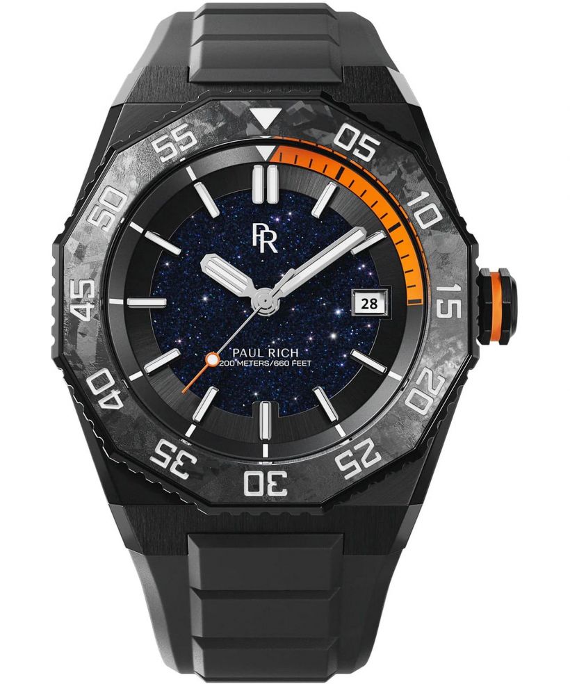 Ρολόι Ανδρικά Paul Rich Aquacarbon Pro Shadow Black Aventurine