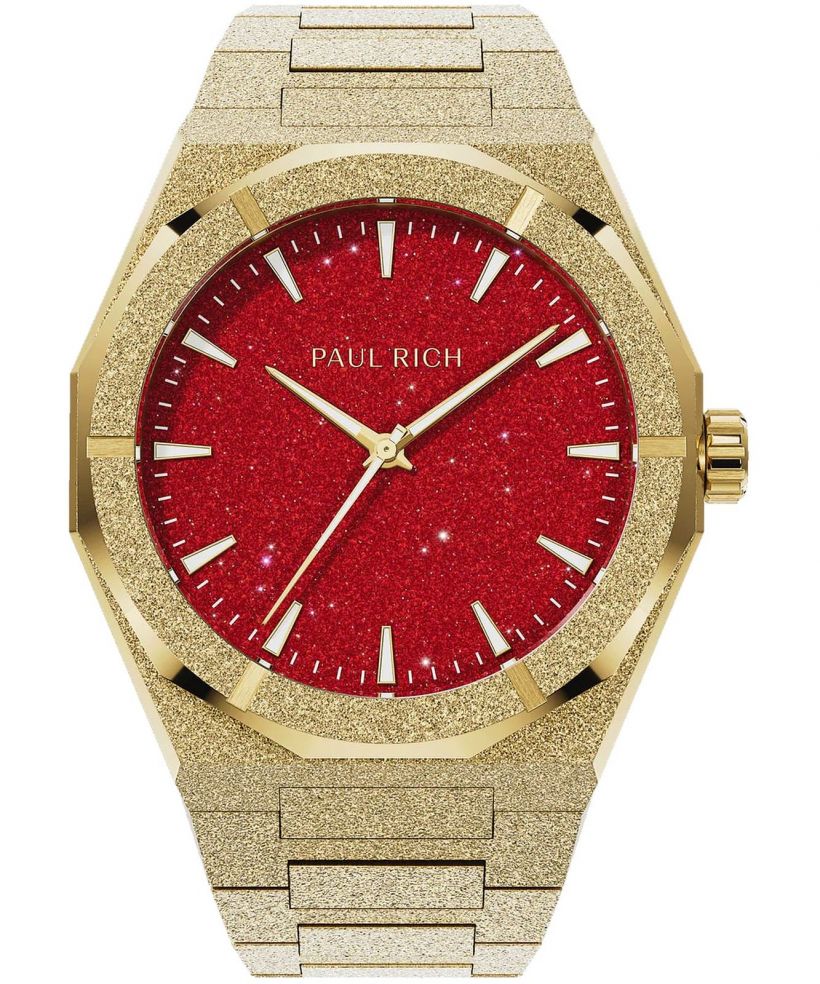 Ρολόι Ανδρικά PAUL RICH Frosted Star Dust II Gold Red