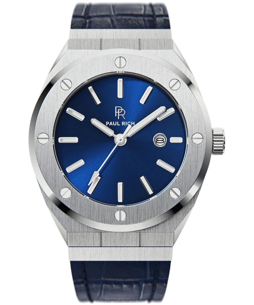 Ρολόι Ανδρικά PAUL RICH Signature Baron's Blue Leather 42