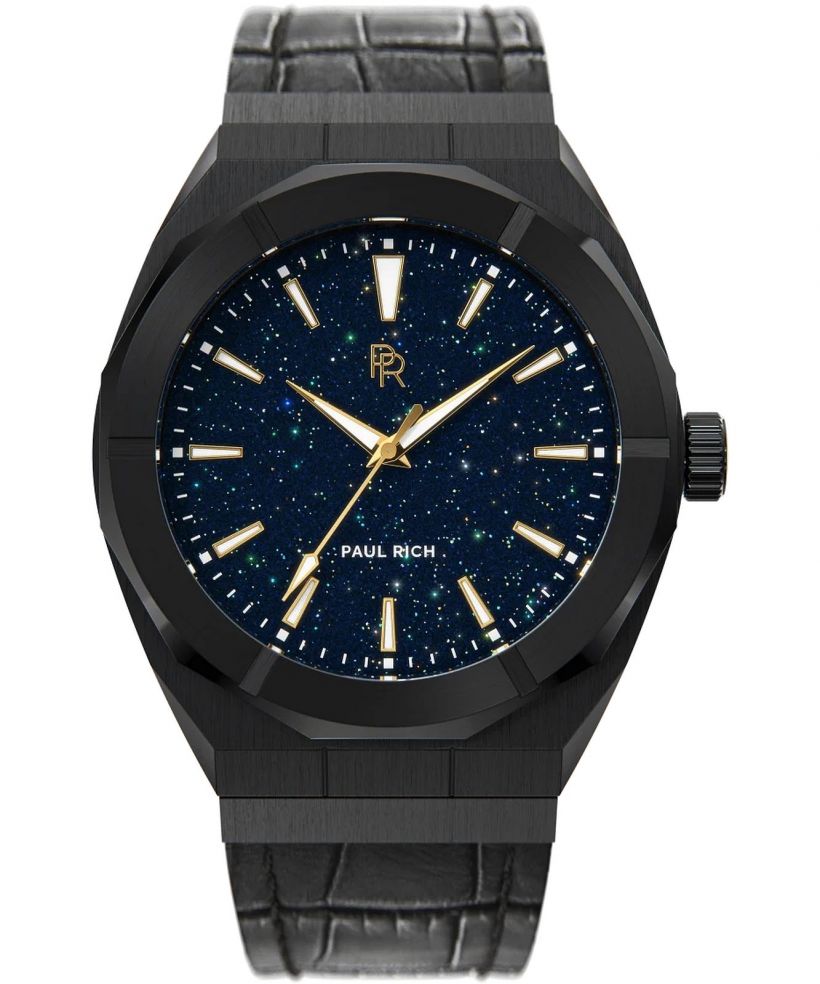 Ρολόι Ανδρικά PAUL RICH Star Dust Black Leather 42
