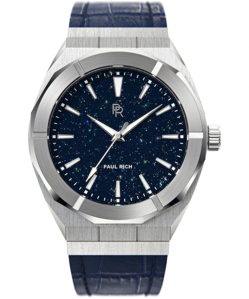 Ρολόι Ανδρικά PAUL RICH Star Dust Silver Leather 42