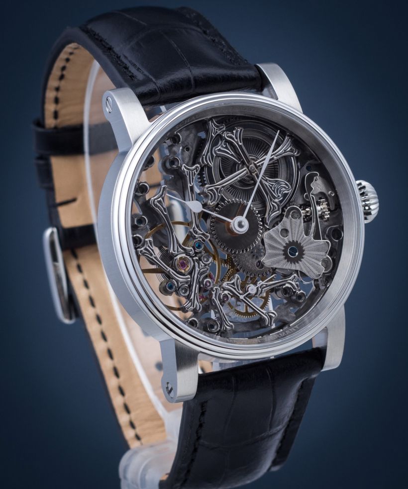 Ρολόι Ανδρικά Schaumburg Unikatorium Palaonhorologie Skeleton
