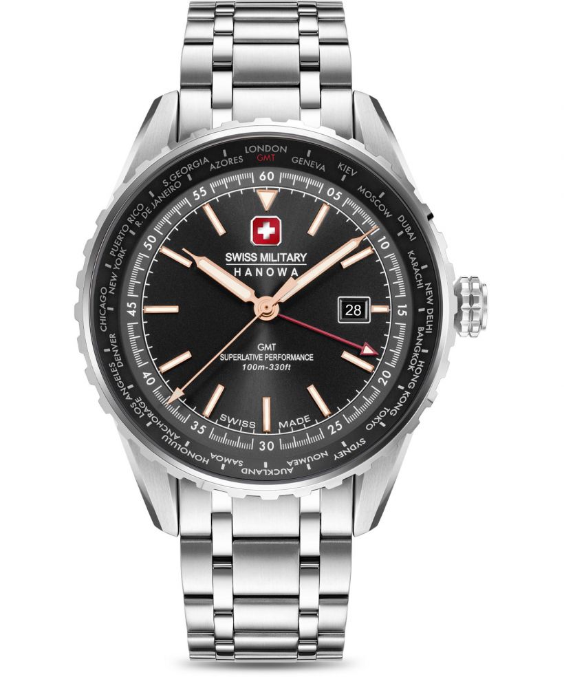 Ρολόι Ανδρικά Swiss Military Hanowa Afterburn GMT