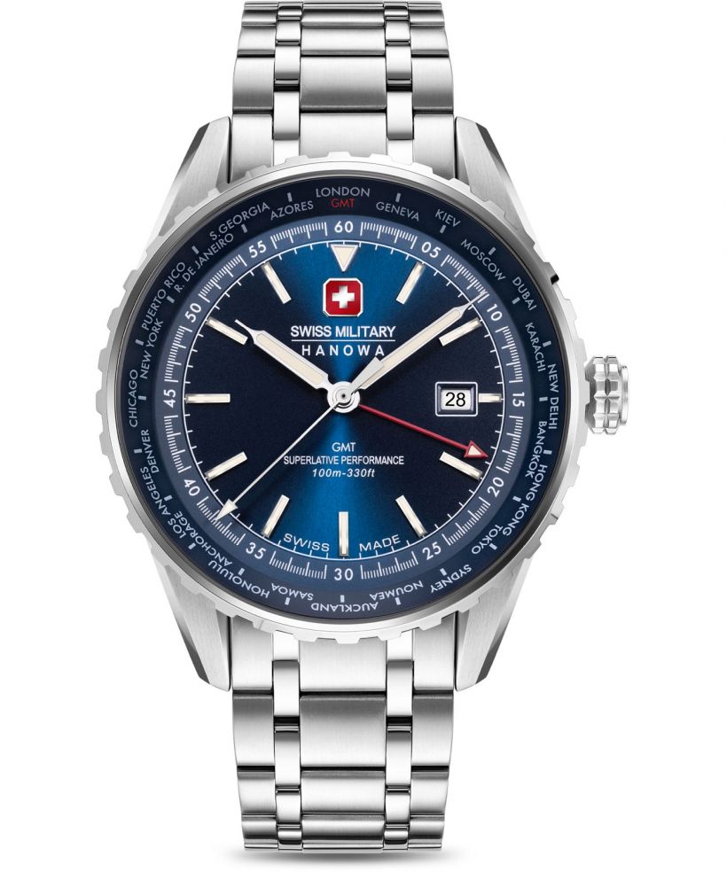 Ρολόι Ανδρικά Swiss Military Hanowa Afterburn GMT