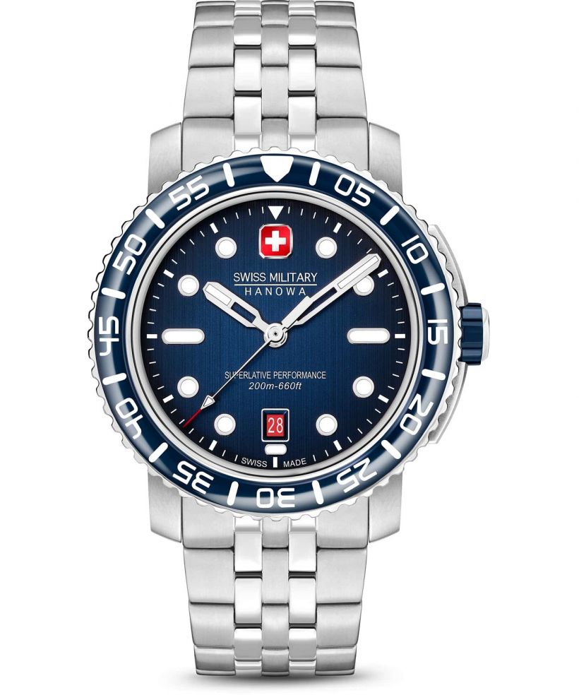 Ρολόι Ανδρικά Swiss Military Hanowa Black Marlin