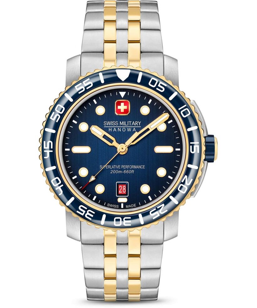 Ρολόι Ανδρικά Swiss Military Hanowa Black Marlin