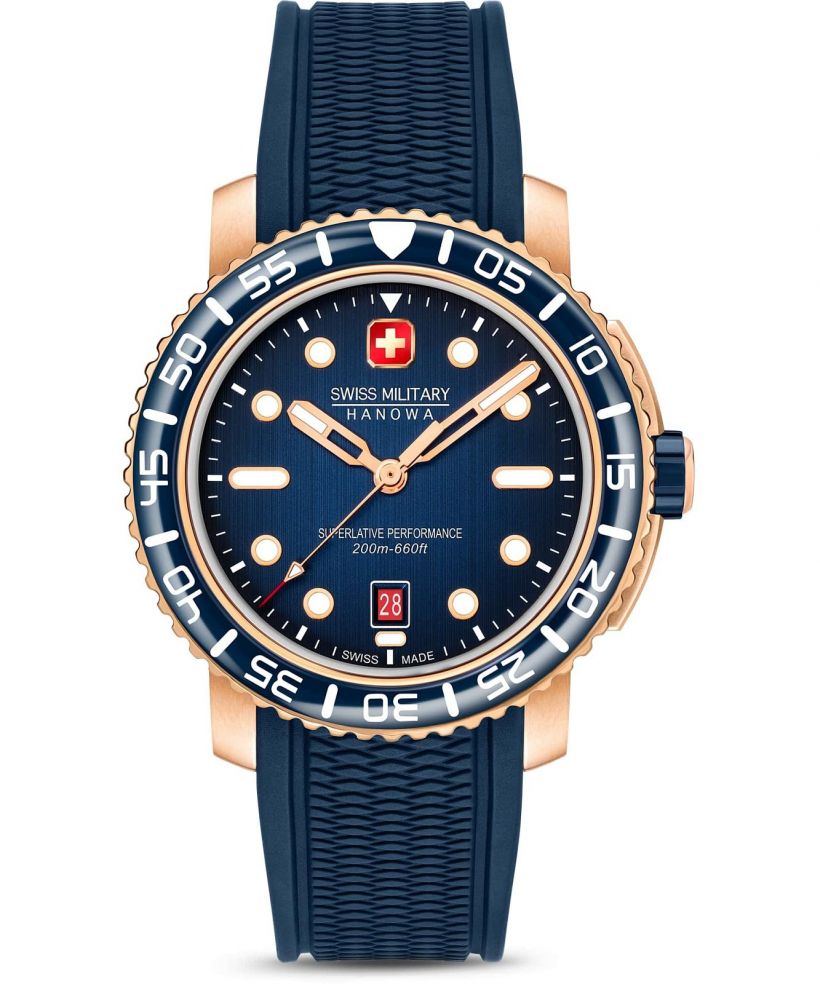 Ρολόι Ανδρικά Swiss Military Hanowa Black Marlin