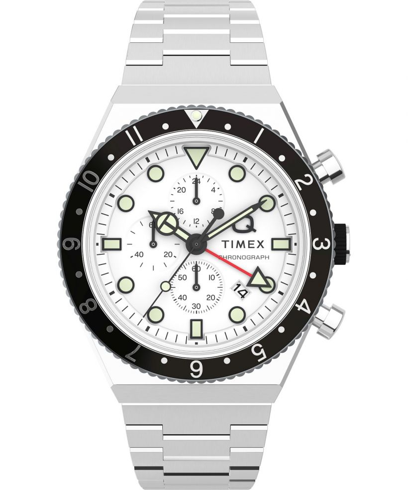 Ρολόι Ανδρικά Timex Q Three Time Zone Chronograph