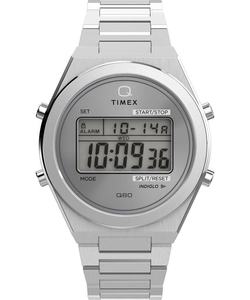 Ρολόι Ανδρικά Timex Q Timex® Q80 Continental 39Mm Stainless Steel Bracelet