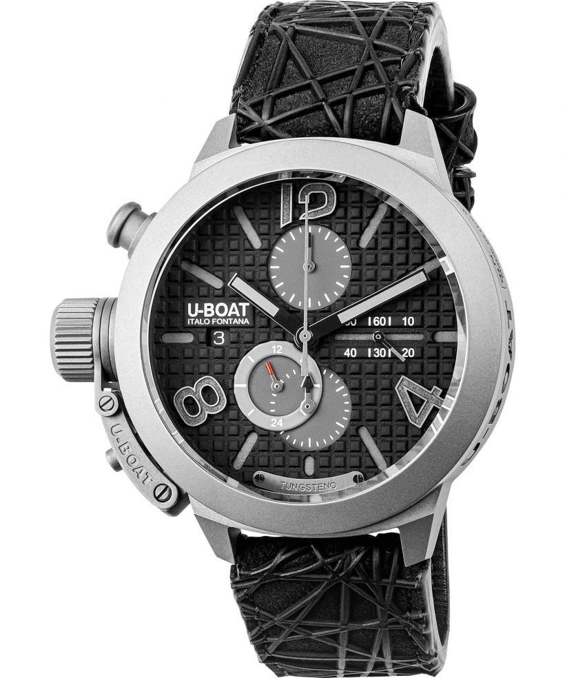 Ρολόι Ανδρικά U-Boat Classico 45 Titanium Tungsten Black Chronograph Automatic Limited Edition