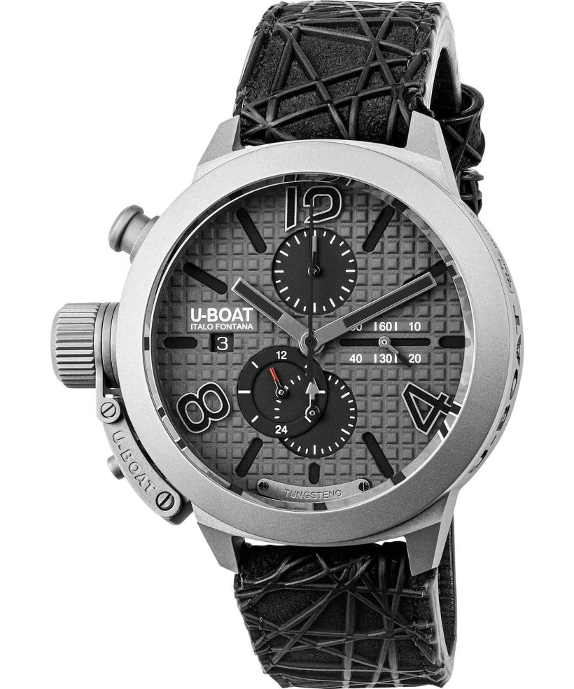 Ρολόι Ανδρικά U-Boat Classico 45 Titanium Tungsten Gray Chronograph Automatic Limited Edition