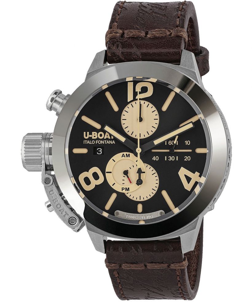 Ρολόι Ανδρικά U-Boat Classico 45 Tungsteno Cas1 Automatic Chronograph