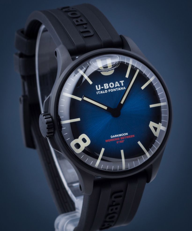Ρολόι Ανδρικά U-Boat Darkmoon Blue IPB Soleil
