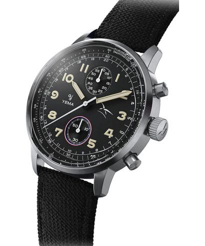 Ρολόι Ανδρικά Yema Flygraf Bi-Compax French Air Force Chronograph