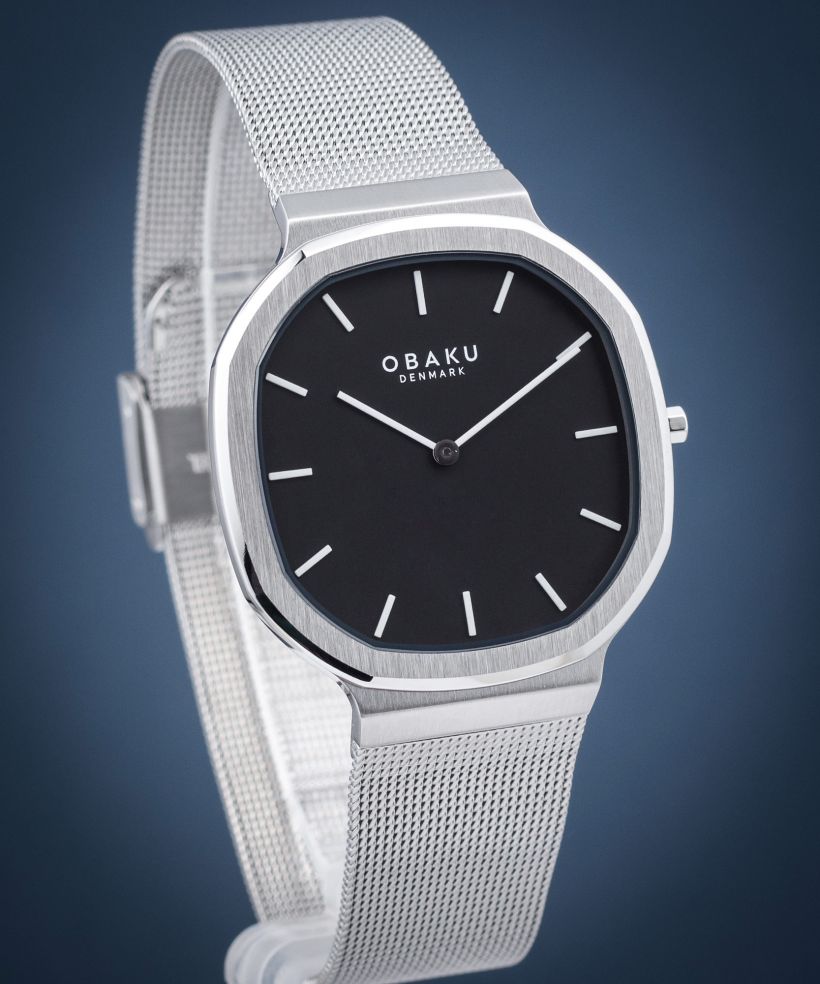 Ρολόι για Γυναίκες και Άνδρες Obaku Oktant Onyx