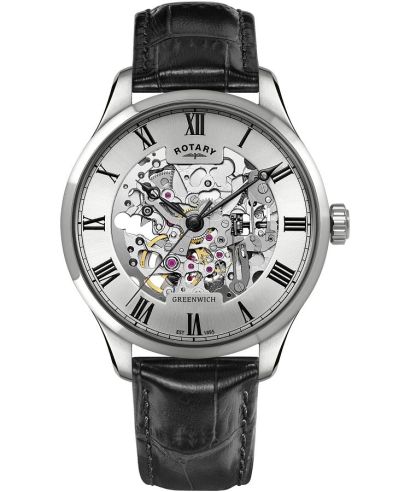 Ρολόι Ανδρικά Rotary Greenwich Automatic Skeleton
