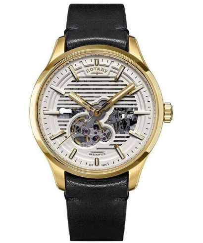 Ρολόι Ανδρικά Rotary Greenwich Automatic Skeleton