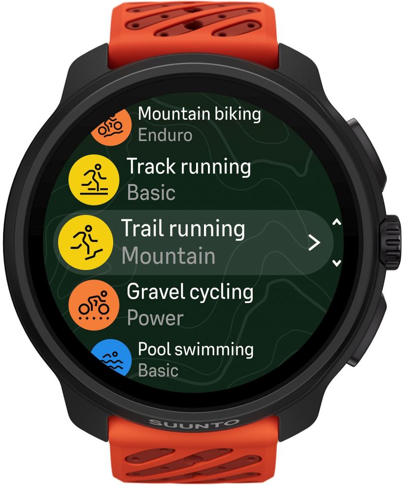 Αθλητικό Ρολόι Για Γυναίκες Και Άνδρες Suunto Race 2 Coral Orange [Sapphire Glass]