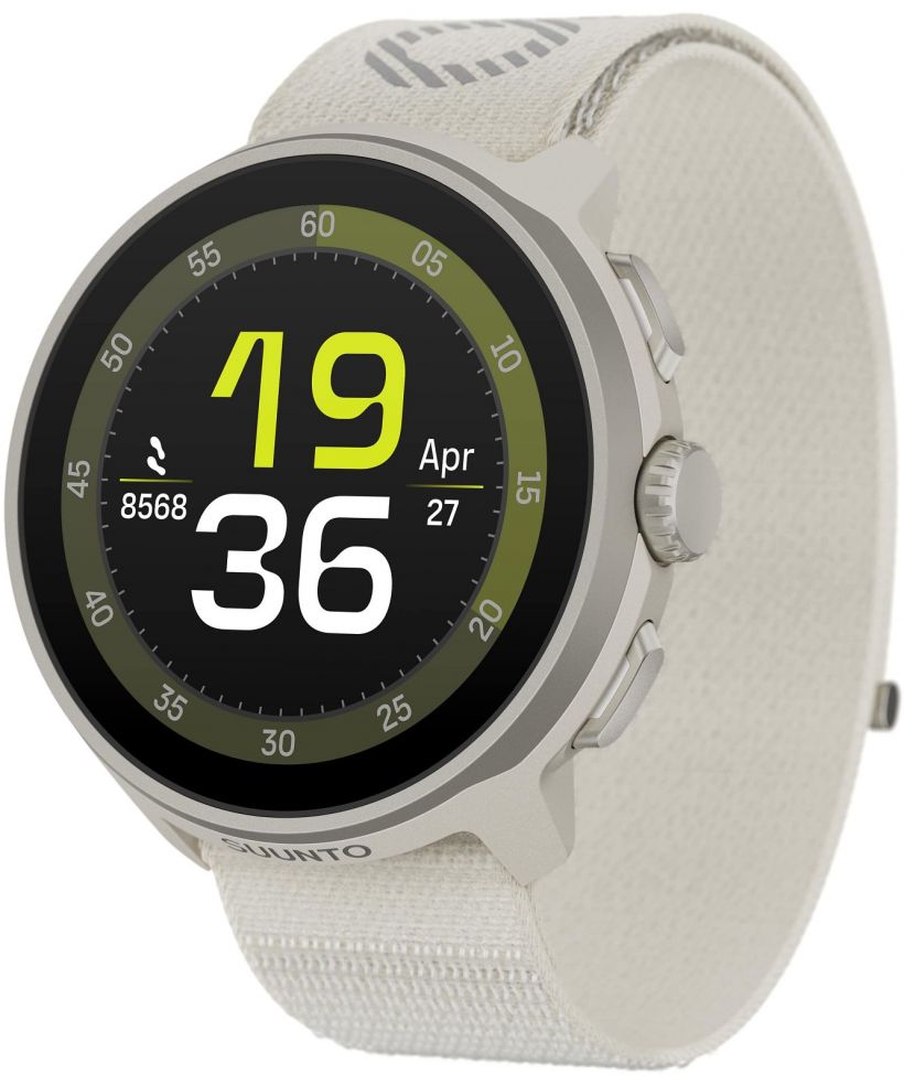 Αθλητικό Ρολόι για Γυναίκες και Άνδρες Suunto Run Frost Gray Textile Strap