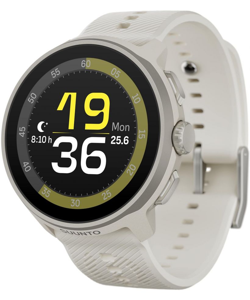 Αθλητικό Ρολόι για Γυναίκες και Άνδρες Suunto Run Frost Gray Silicone Strap