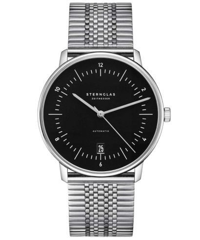 Ρολόι Ανδρικά Sternglas Naos Piano Black Automatic