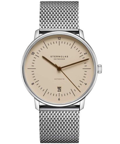Ρολόι Ανδρικά Sternglas Naos Sand Brown Automatic