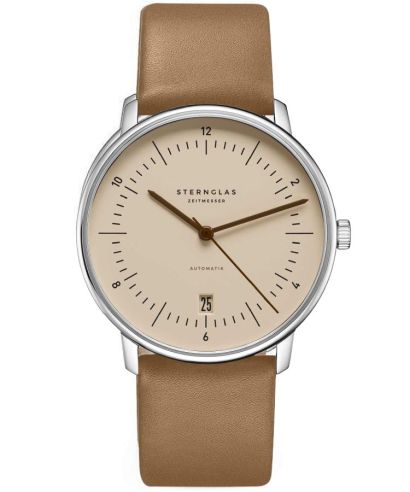 Ρολόι Ανδρικά Sternglas Naos Sand Brown Automatic