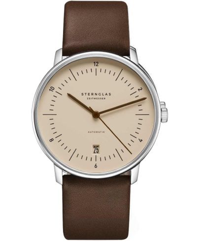 Ρολόι Ανδρικά Sternglas Naos Sand Brown Automatic
