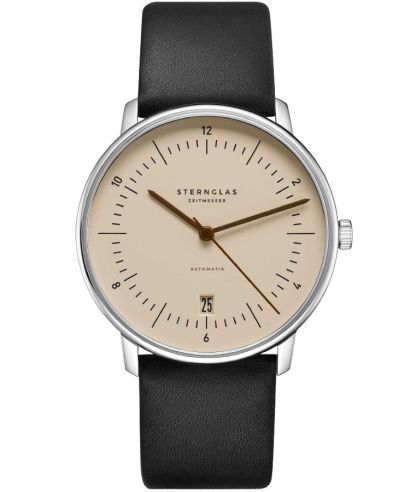 Ρολόι Ανδρικά Sternglas Naos Sand Brown Automatic