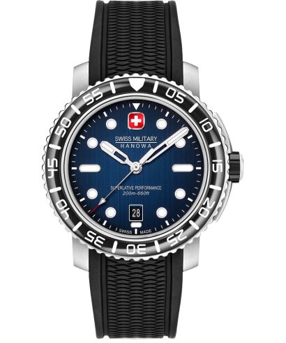 Ρολόι Ανδρικά Swiss Military Hanowa Black Marlin