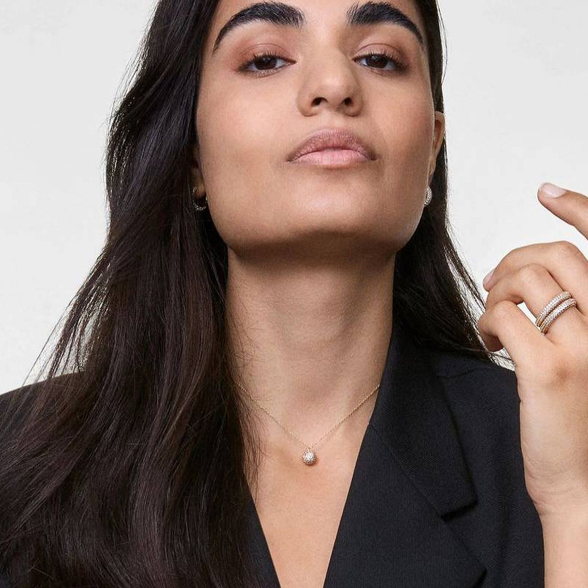 Κολιέ Daniel Wellington Pavé Crystal Pendant Gold