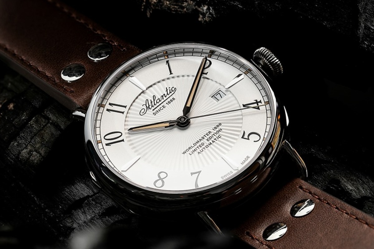 Datownik w zegarku - Atlantic Worldmaster 130th Aniversary Automatic Limited Edition 57750 41 25