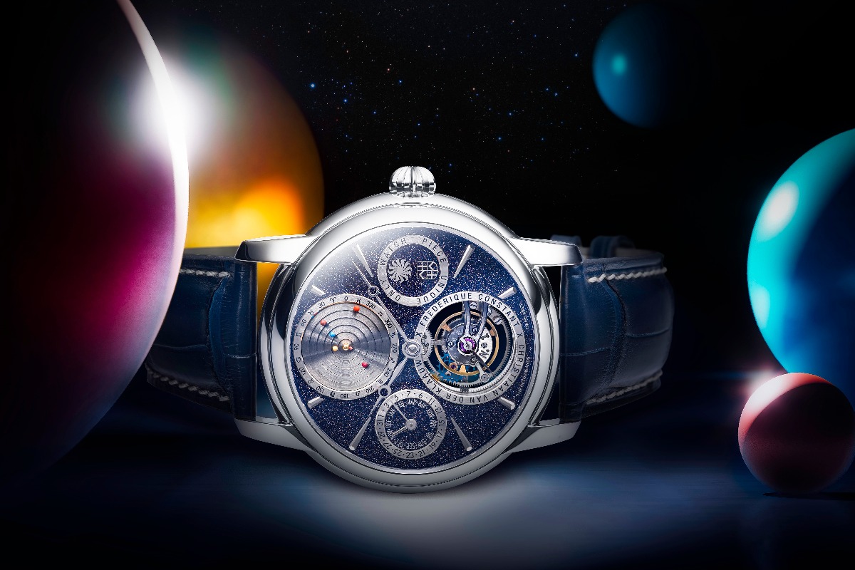 Wskazówki Breguetowskie w zegarku Frederique Constant